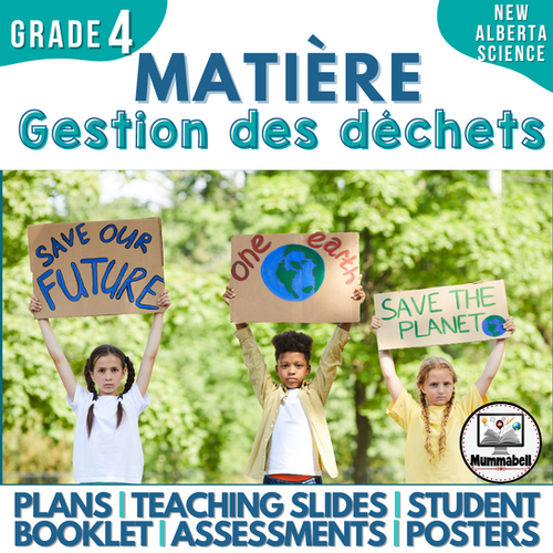 FRENCH Matter: Waste management for Grade 4 NEW Alberta Science ...