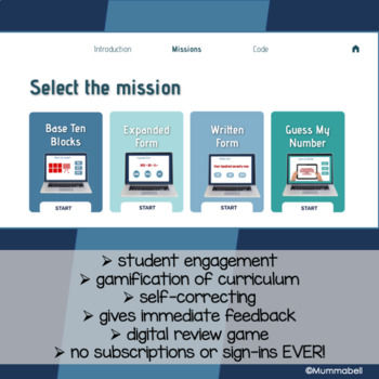 Thumbnail: 3-Digit Place Value Digital Breakout Game