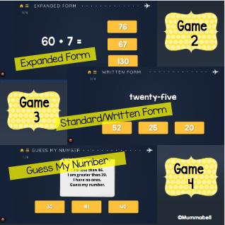 Thumbnail: 2-Digit Place Value Digital Breakout Game