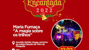 Maria Fumaça “A magia sobre os Trilhos” é confirmada como atração do Natal em Piraquara