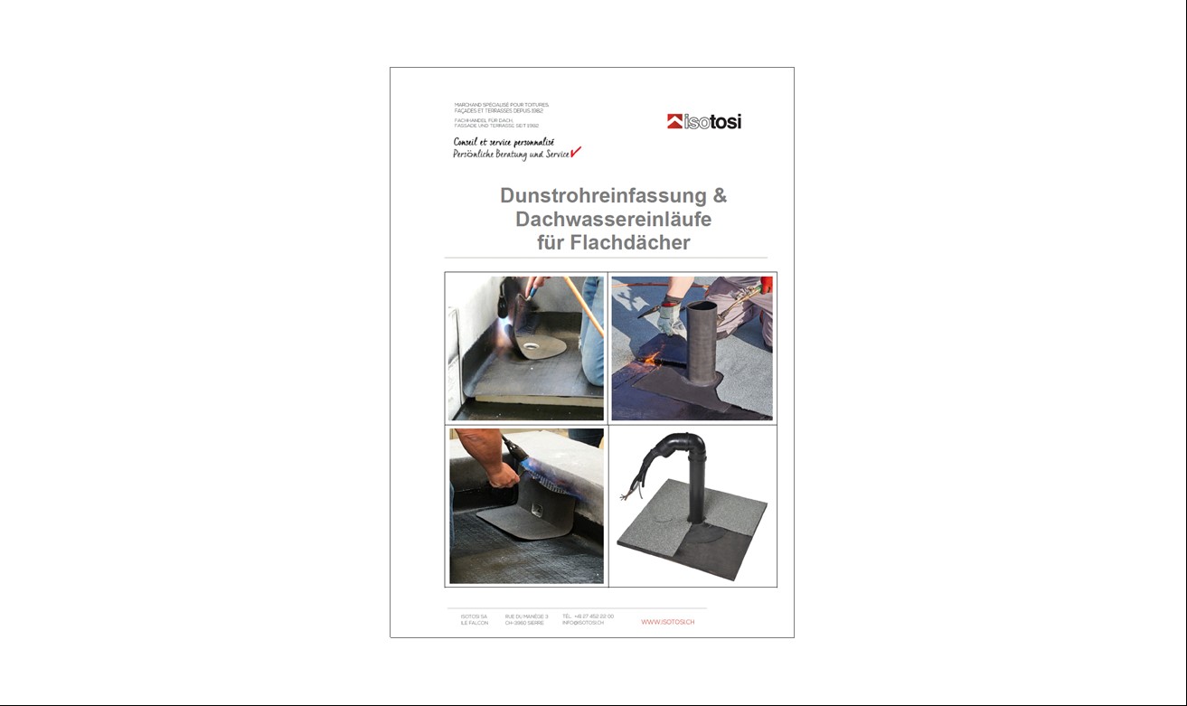 Dunstrohreinfassung &
Dachwassereinläufe