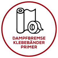 Dampfbremse - Klebebänder - Primer