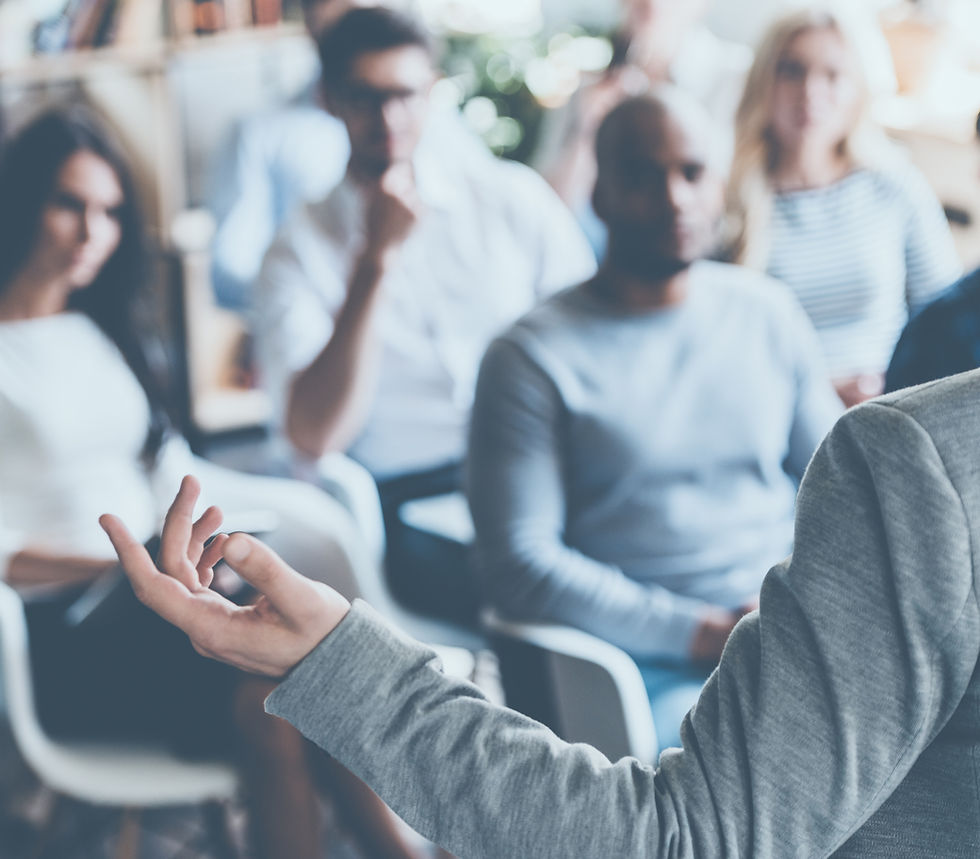 Speaking meaningful communication for confidence, clarity and courage for community leaders