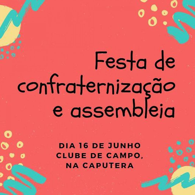 Festa de Confraternização e assembleia para decidir o índice de reajuste de salário