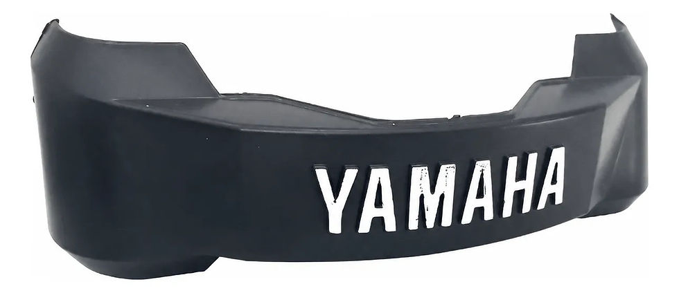 Miniatura: Emblema Frontal Yamaha Ybr 125 / Factor 125 Dn Racing Prateado