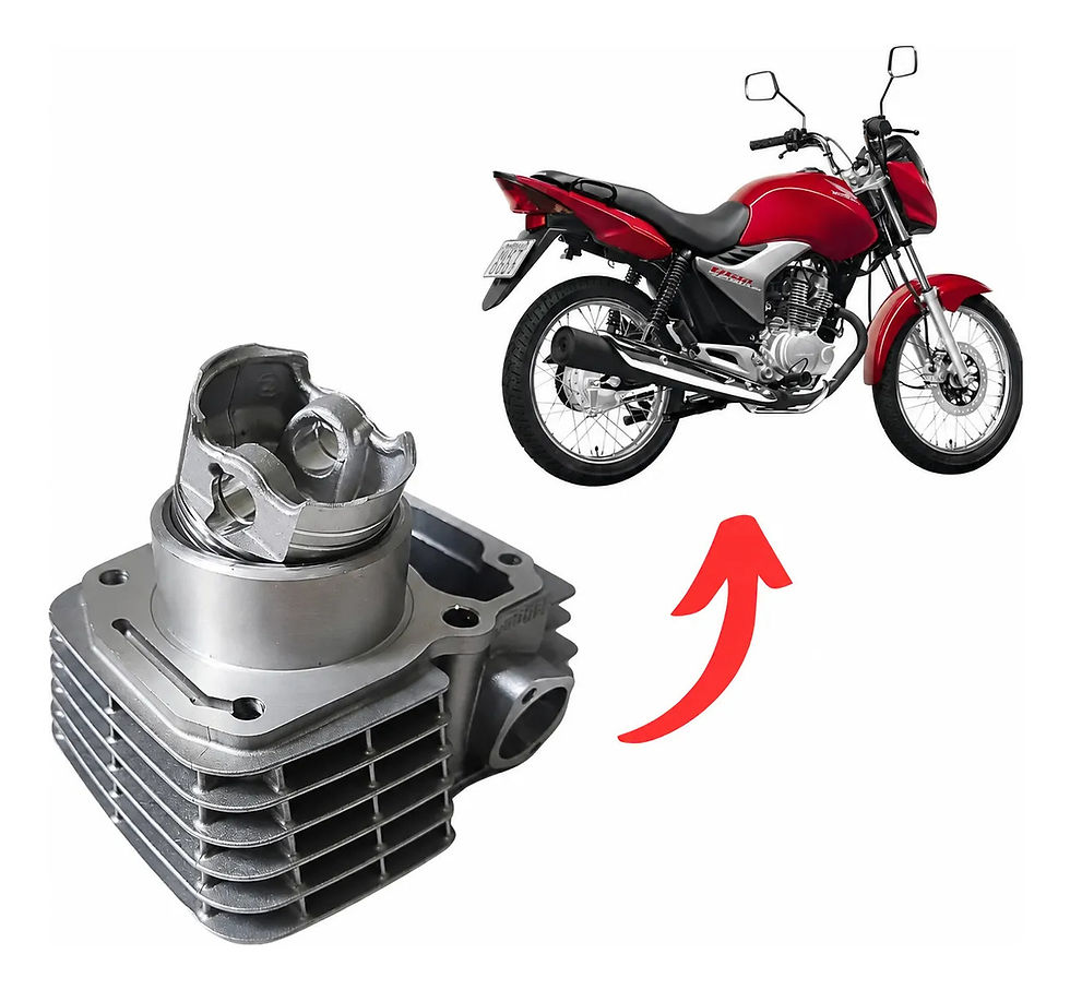 Miniatura: Kit Cilindro Motor Corami C835 Cg 150 Titan Bros 150 Crf 150