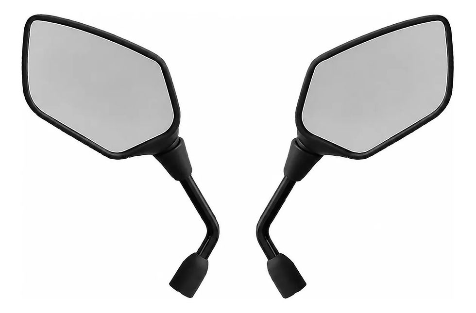 Miniatura: Retrovisor Gvs Xre 300 Haste Gs Lente Plana Par Rosca M10