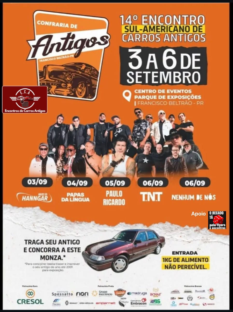 14º Encontro Sul-americano de Carros Antigos - Francisco Beltrão, PR