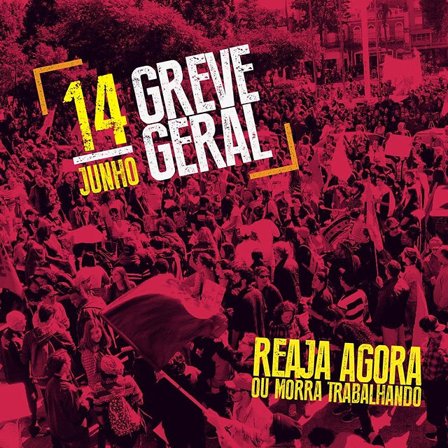 Na próxima sexta-feira tem Greve Geral contra a reforma da Previdência