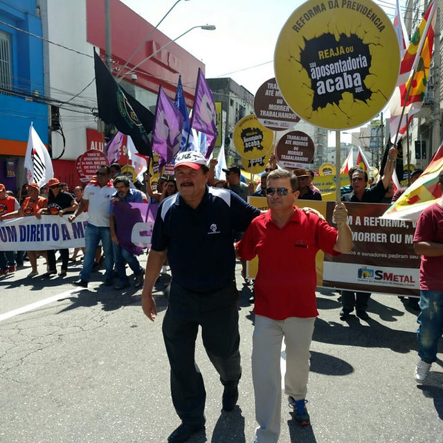 Manifesto contra a reforma da Previdência