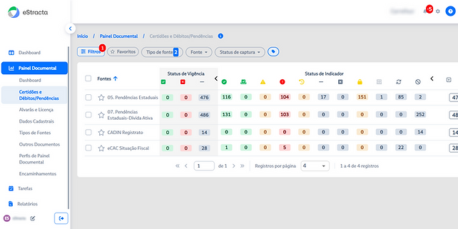 deb_pen - monitoramento