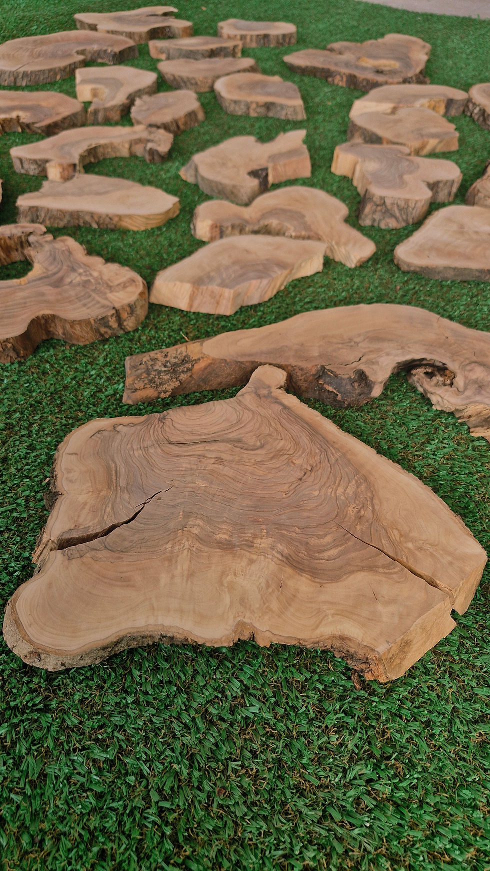 Thumbnail: 5 Kg / 11 Lbs Olive Wood Pieces For Epoxyart, Live Edge Olive Wood Slabs