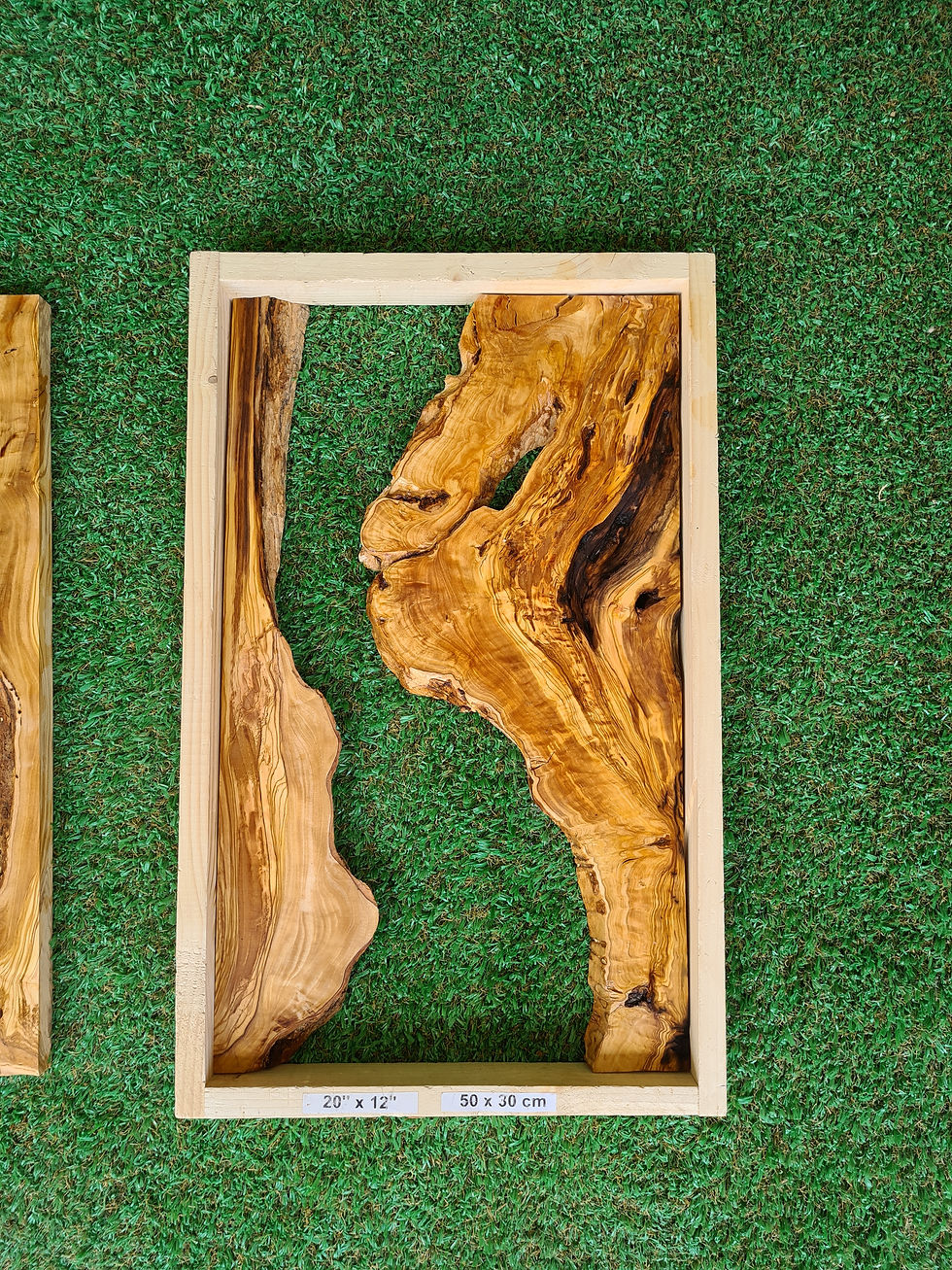 Thumbnail: Olive Wood River Set, Olive Wood For Epoxy Board, River Charcuterie Board
