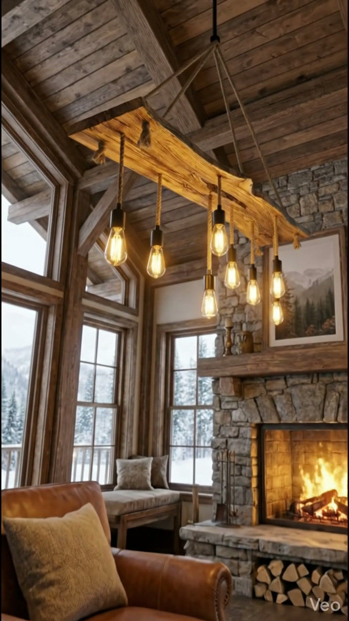 Miniaturbild: Live Edge Olive Wood Light Fixture For Kitchen Island, Rustic Unique  Chandelier For Dining Table, Farmhouse Lamp For High Ce