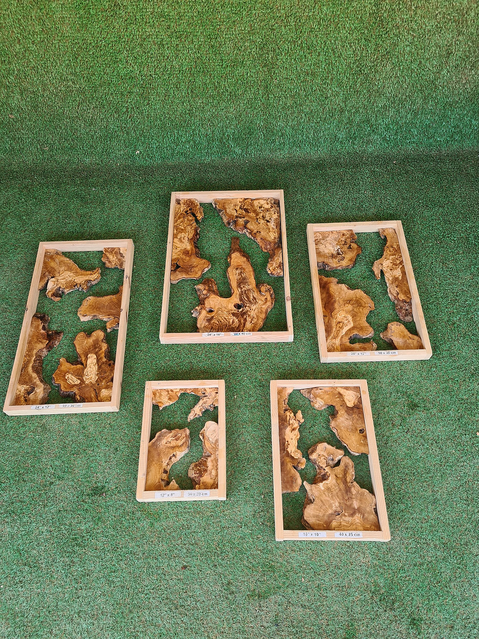 Thumbnail: Live Edge Olive Wood Slices For Resin Art Projects, Olive Wood Epoxy Boards