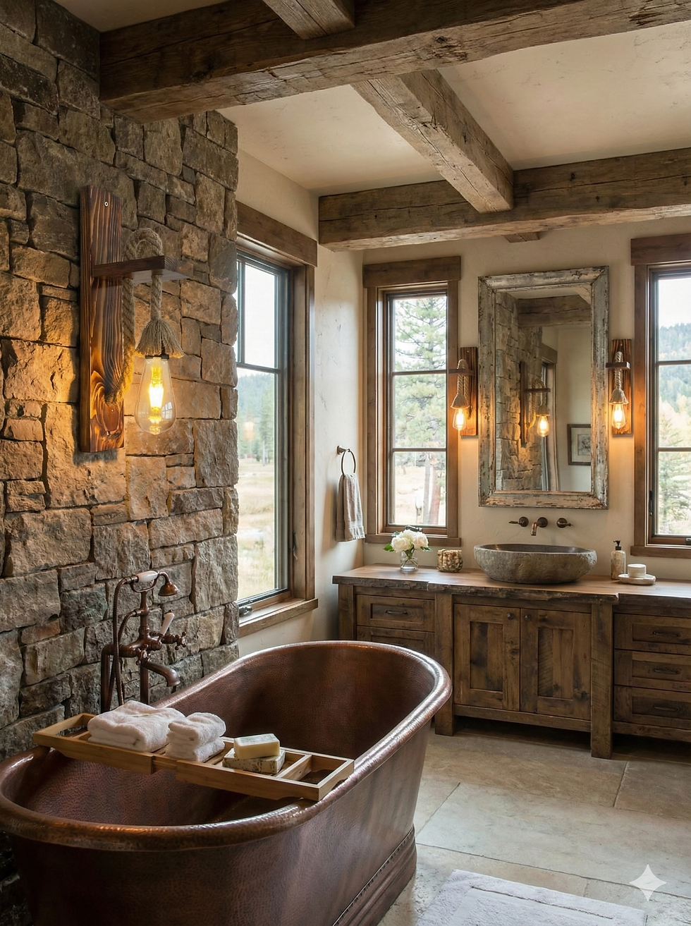 Thumbnail: Rustic Wooden Wall Lamp For Hallway, Farmhouse Wall Light For Entryway Decor