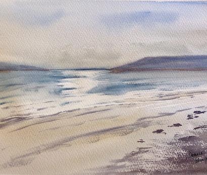 a beach in scotland
