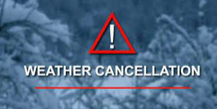 Weather related cancellations