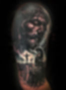 Jesus Portrait tattoo Utah Evans Christian tattoo artist Las Vegas