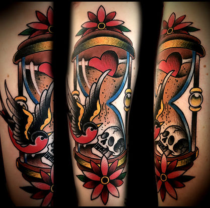 best traditional tattoo sparrows