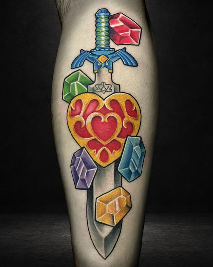 Gamer Tattoos by steve rivas at Inner Visions, voted best of Vegas