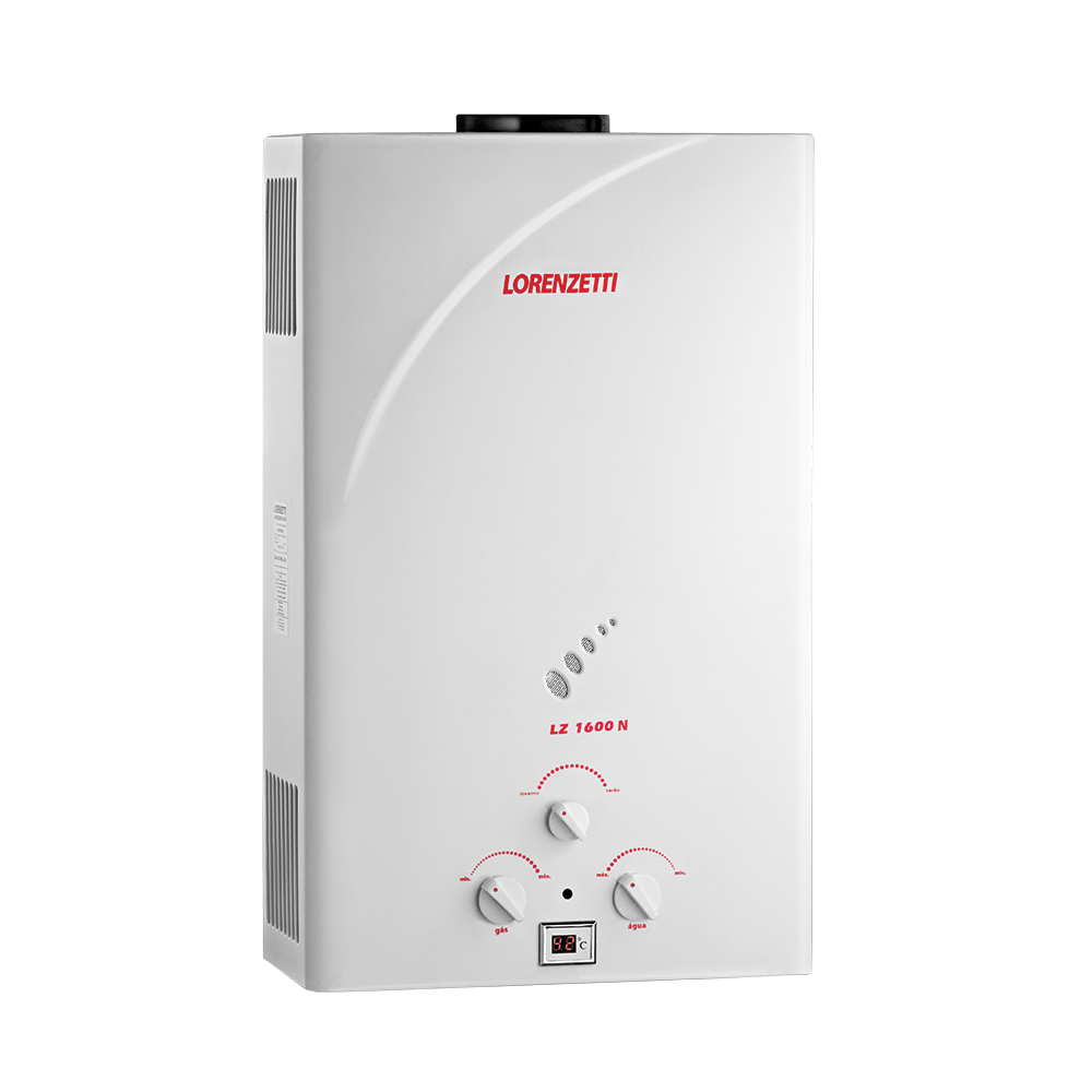 Aquecedor a Gás Mecânico Lorenzetti 15 Litros LZ 1600N