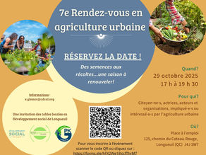 🌿 7e RENDEZ-VOUS EN AGRICULTURE URBAINE 🧄