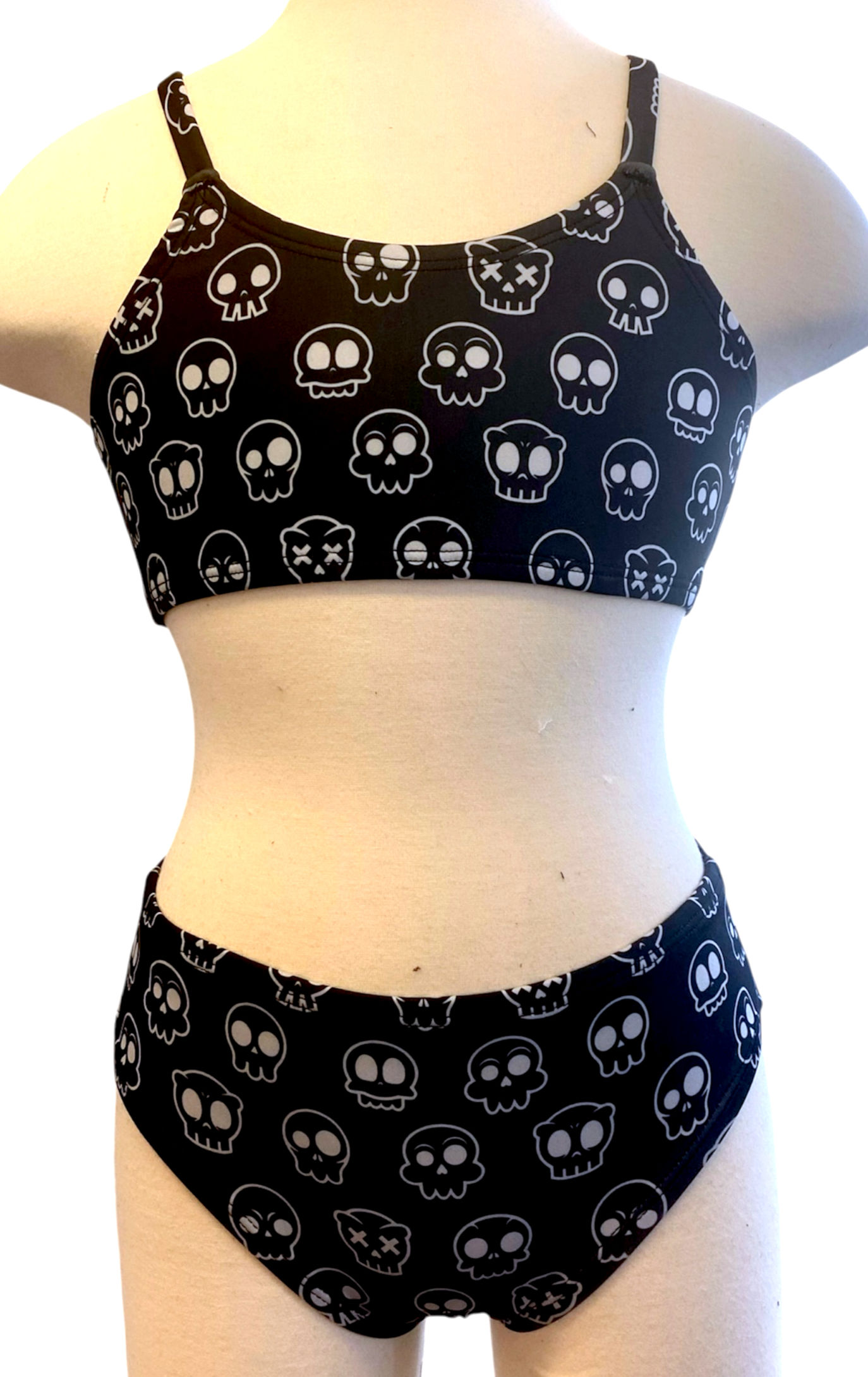 Black Skulls Two Piece