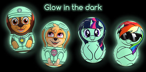 Glow in the dark Flipperz - Paw Patrol