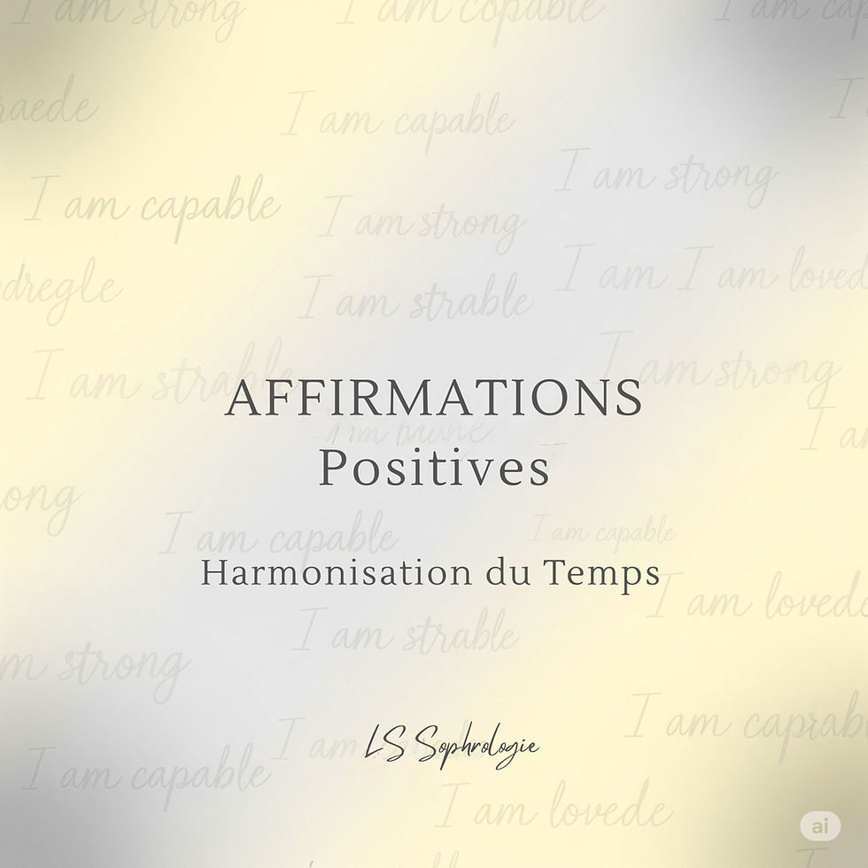 Affirmations Positives - Harmonisation du Temps