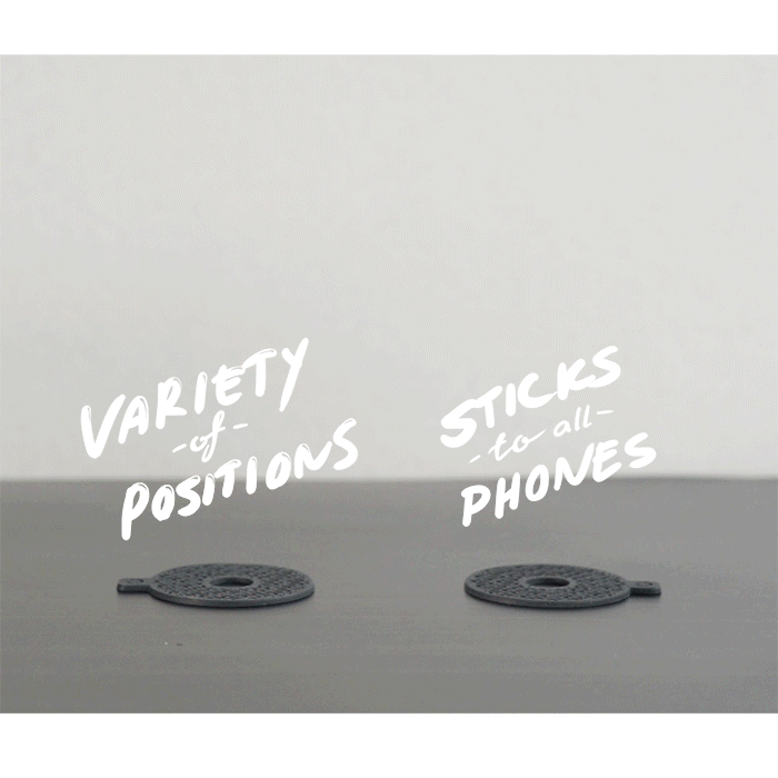 Wireless phone stand with multiple positions