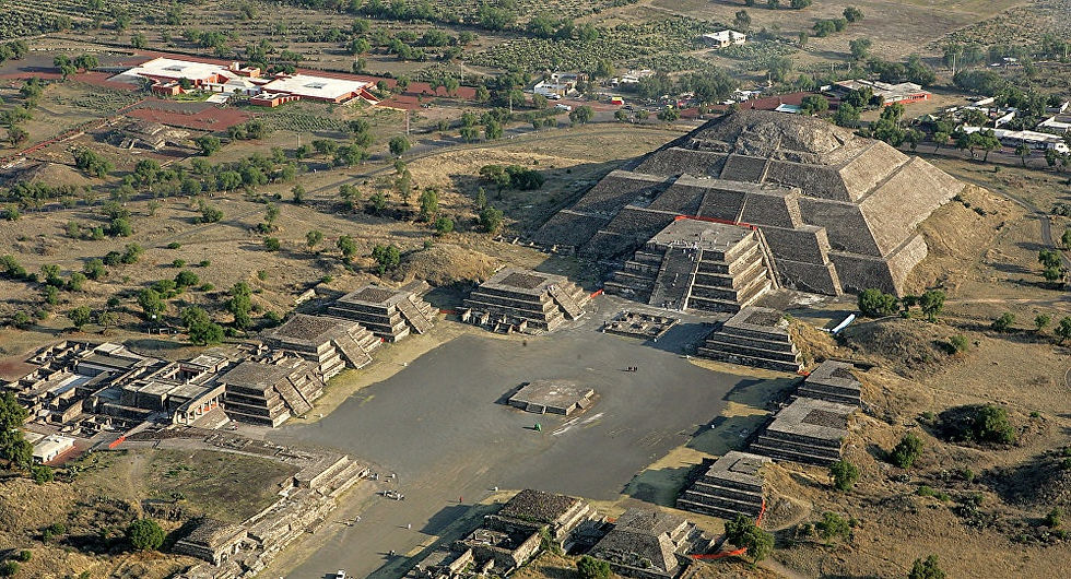 Pyramids at Teotihuacan
