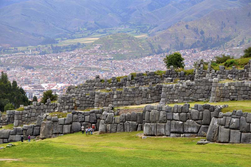Sacsayhuaman with Cuzco in the background