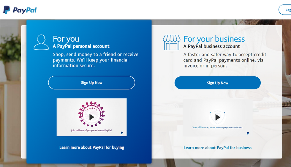 怎样申请paypal企业账户