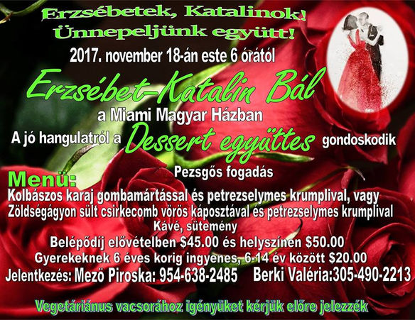 MEGHÍVÓ - Erzsébet-Katalin Bál - 2017. november 28.