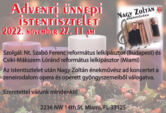 Adventi istentisztelet