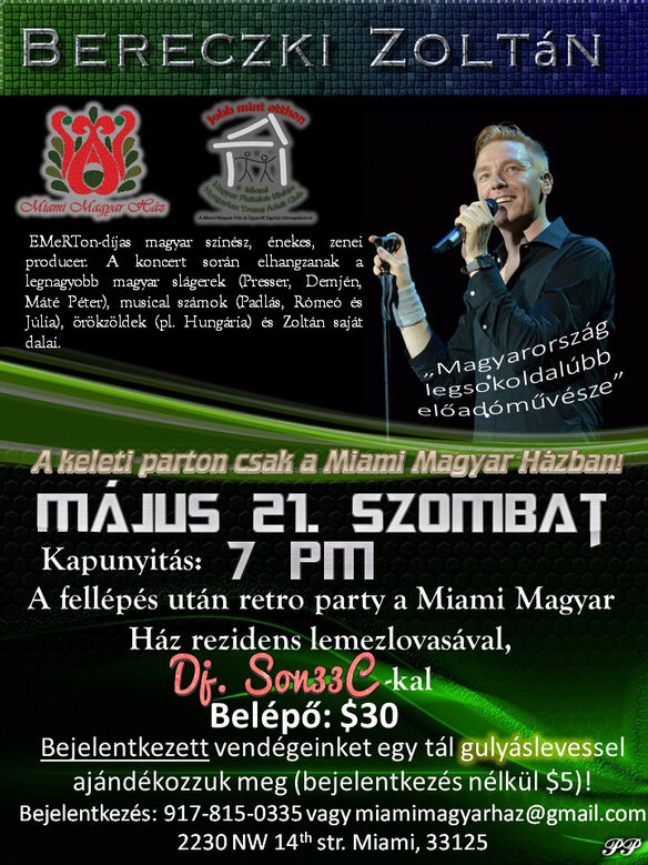 Bereczki Zoltán koncert