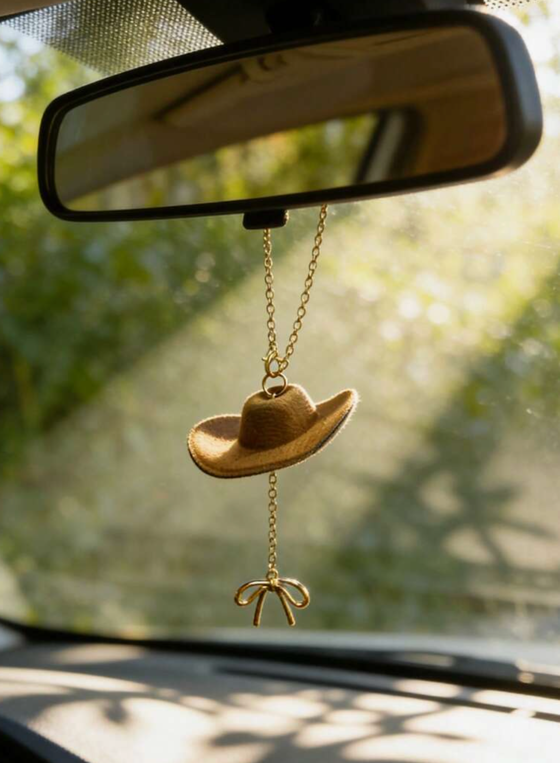 Brown bow hanger