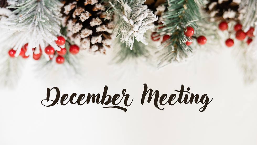 December Meeting