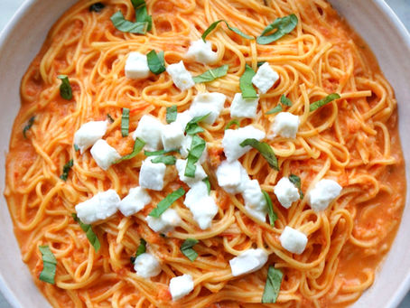 Creamy Sundried Tomato Basil Capellini