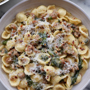 Sweet Italian Sausage & Broccoli Rabe Orecchiette 