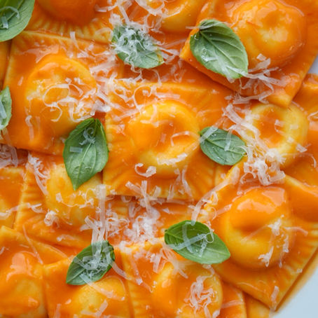 Roasted Cherry Tomato & Burrata Ravioletti