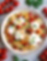 Burst Cherry Tomato Capellini with Stracciatella, Breadcrumbs & Basil