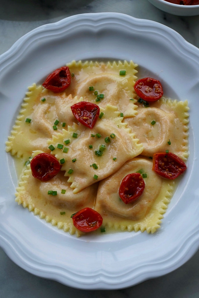 SunDried Tomato & Goat Cheese Raviolini