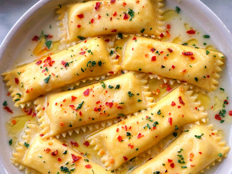 Roasted Garlic & Whipped Ricotta Agnolotti