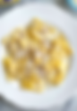 Prosciutto Ravioli in a Black Truffle & Parmesan Cream Sauce