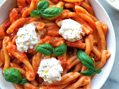 Sweet Garlic Tomato & Basil Cascarecce