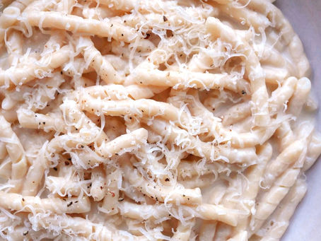 Roasted Garlic Asiago Busiate