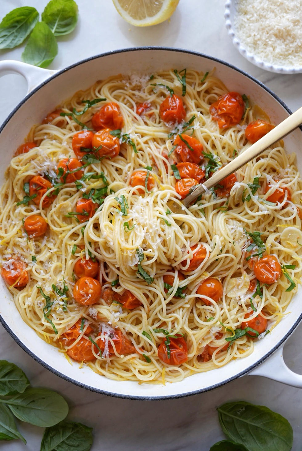 Burst Sungold Tomato & Basil Capellini