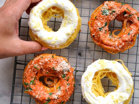 Rosé Spaghetti Donuts